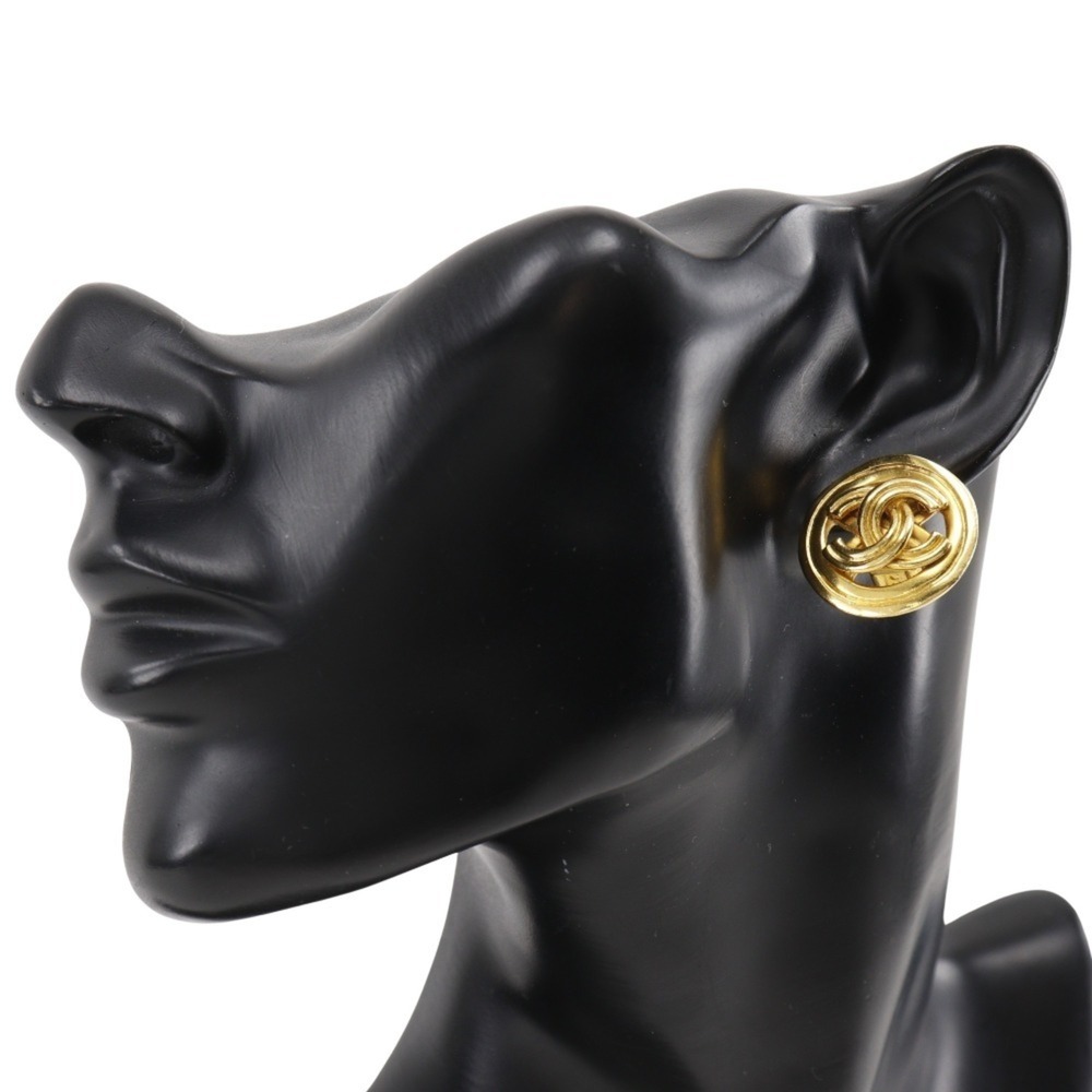 CHANEL Authentic Logo Earrings - Picture 2 of 10